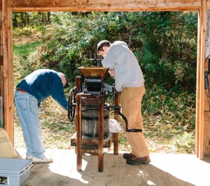 Preparing the Cider Press