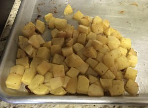 Roasted rutabaga mildly sweet and delicious