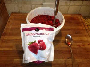 Start with fresh or thawed frozen berries!