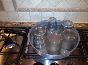 Sterilize the jars in a water bath!