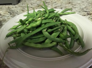 Picked beans!