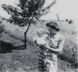 Mom and Evelyn Jeane circa first half of 1945