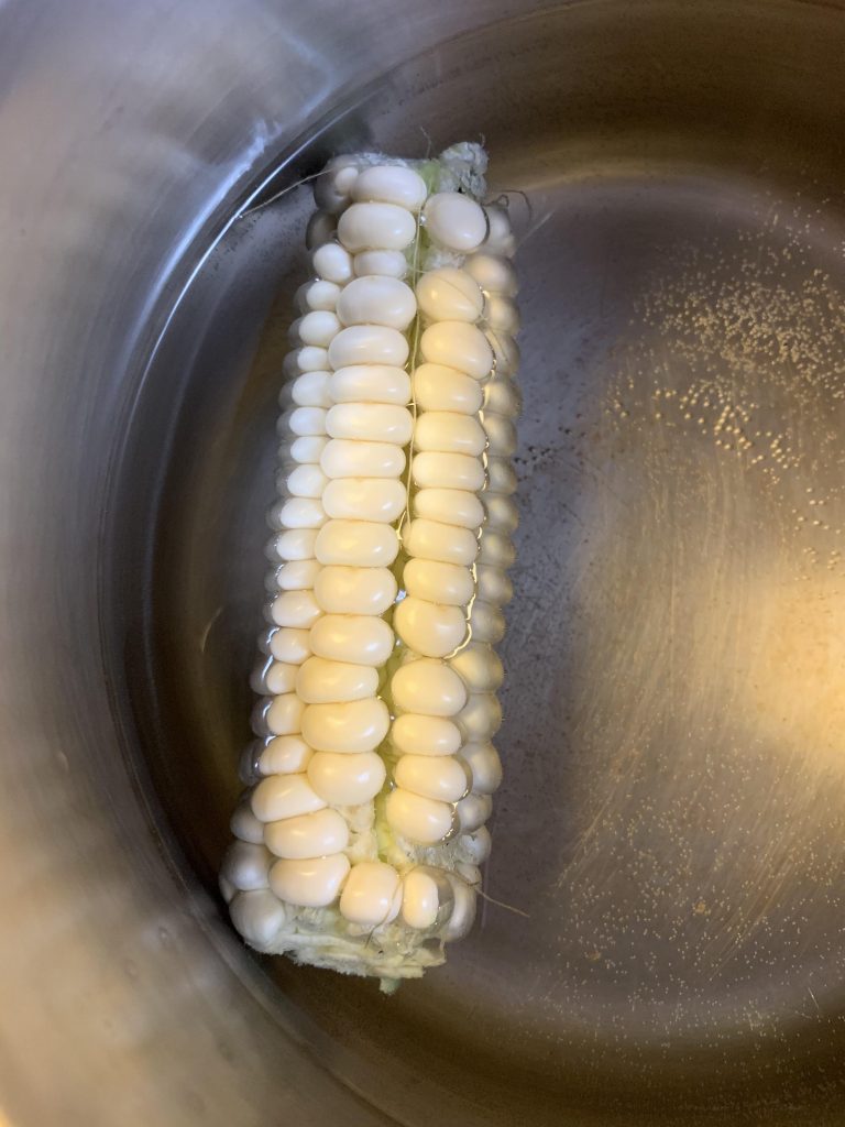 Boiling "Green" Seneca Round Nose Corn